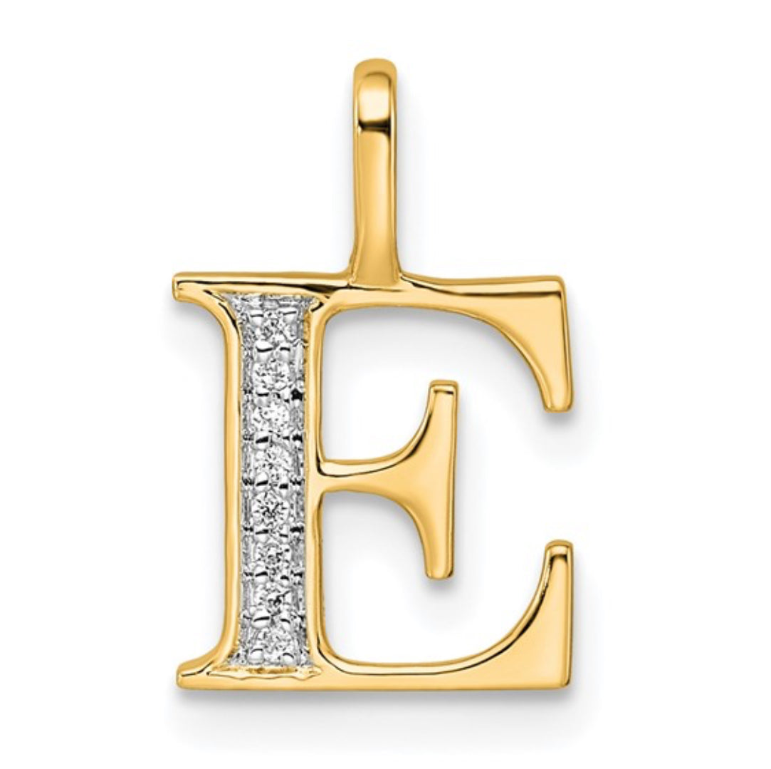 10K GOLD PERSONALIZED FONT - INITIALS PENDANT