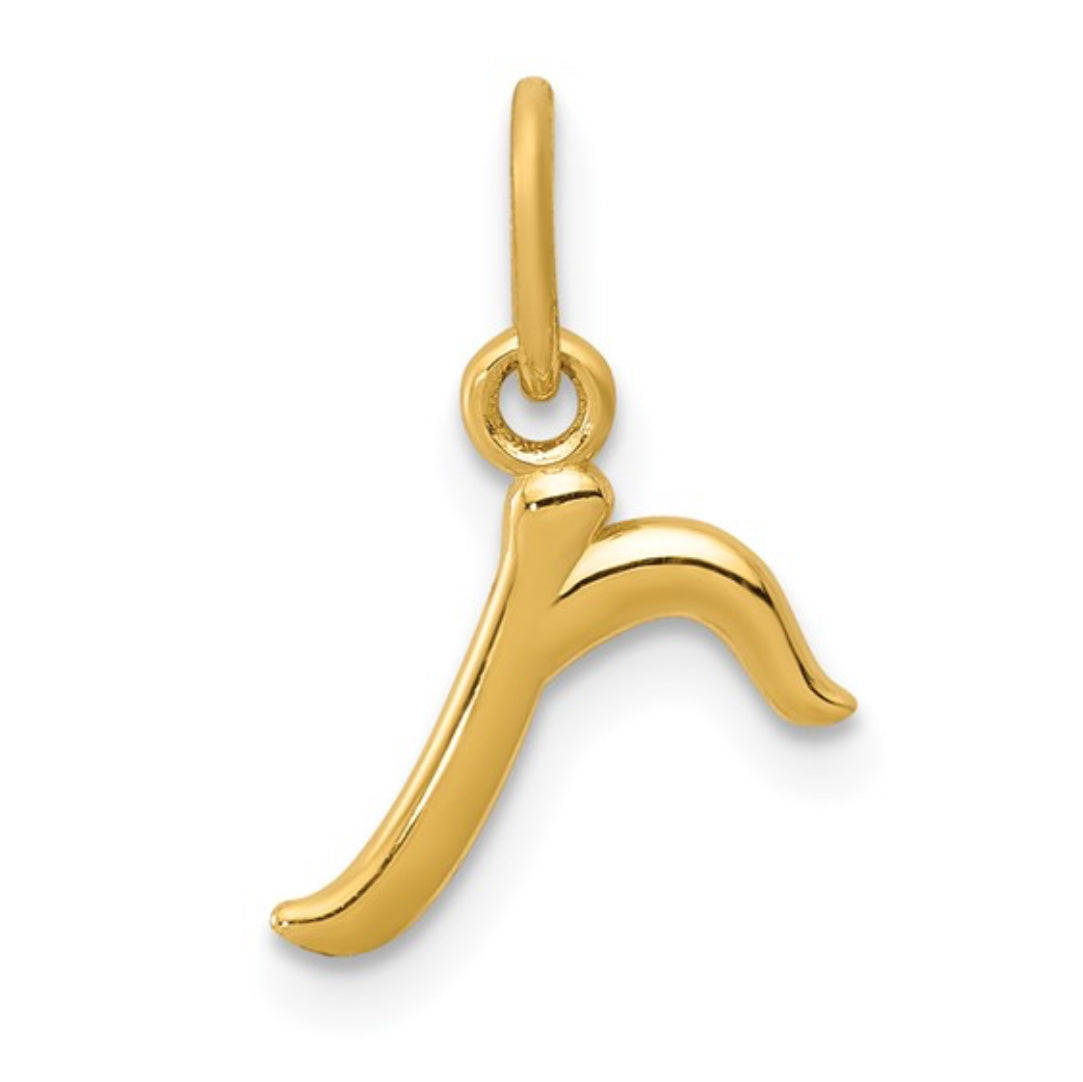 10K GOLD PERSONALIZED FONT - INITIALS PENDANT