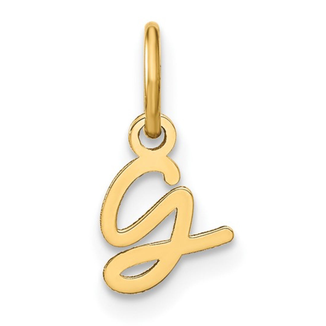 10K GOLD PERSONALIZED FONT - INITIALS PENDANT