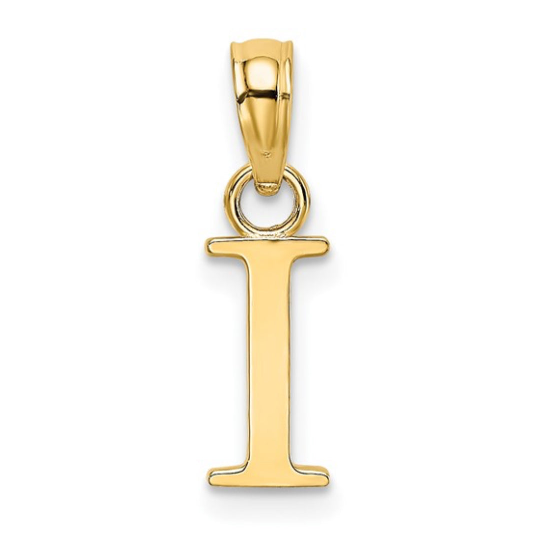 10K GOLD PERSONALIZED FONT - INITIALS PENDANT