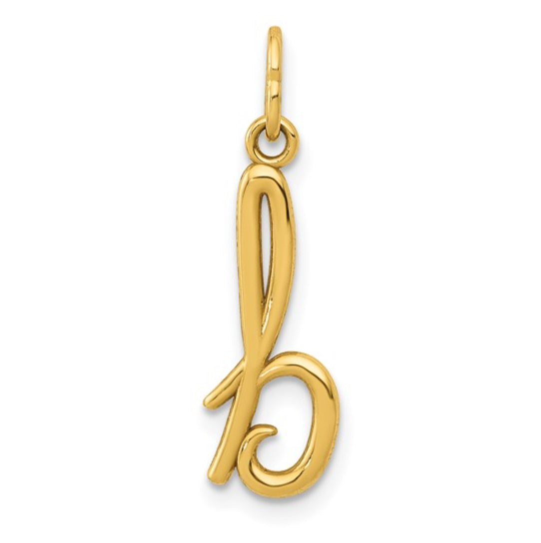 10K GOLD PERSONALIZED FONT - INITIALS PENDANT