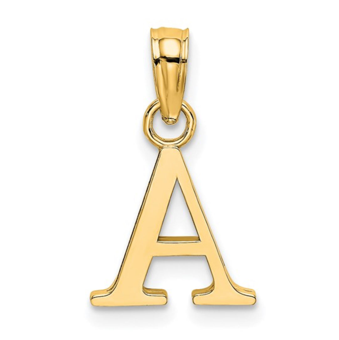10K GOLD PERSONALIZED FONT - INITIALS PENDANT