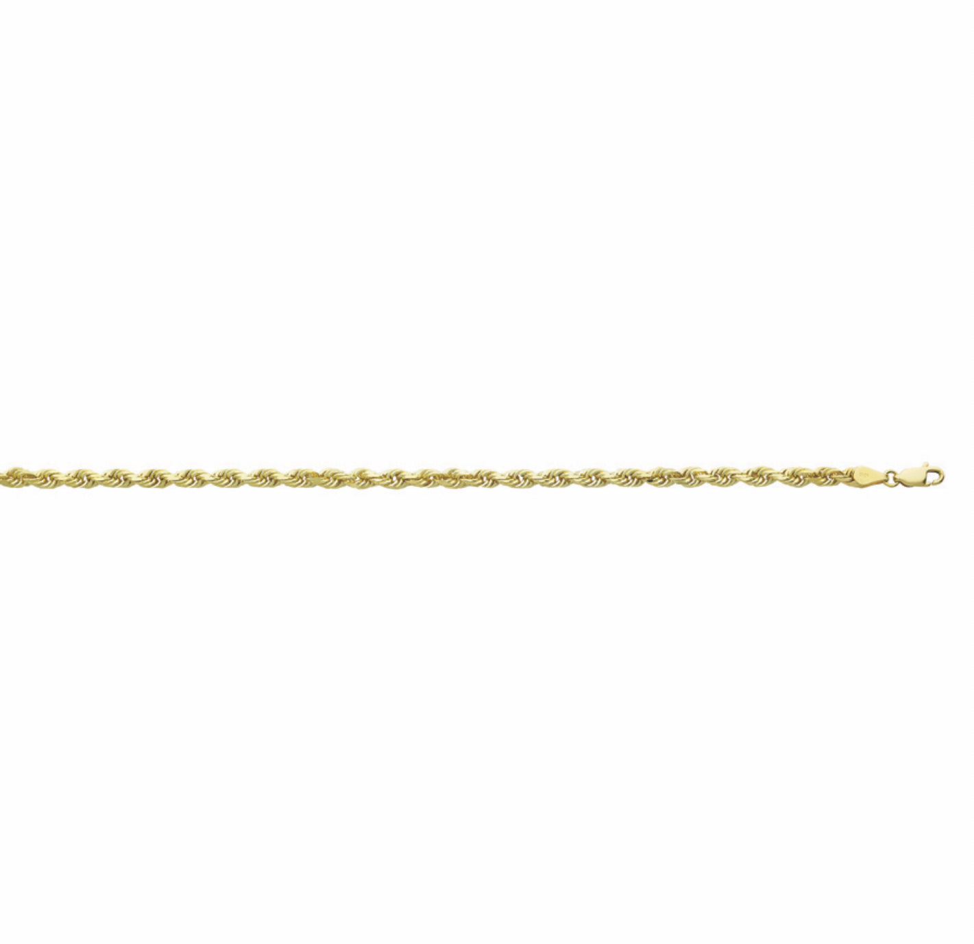 14K GOLD - ROPE CHAIN 4.0MM.