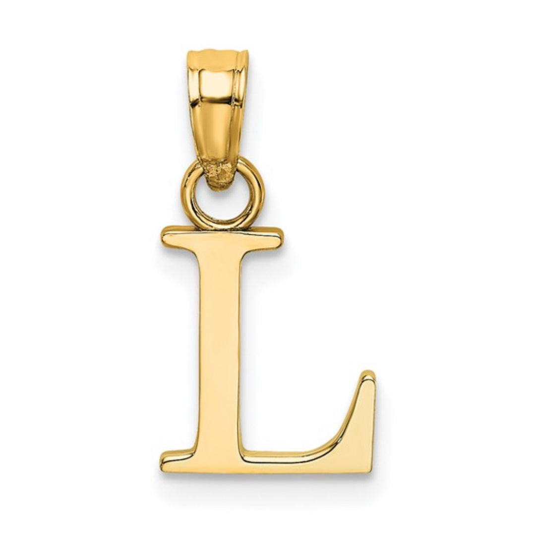 10K GOLD PERSONALIZED FONT - INITIALS PENDANT