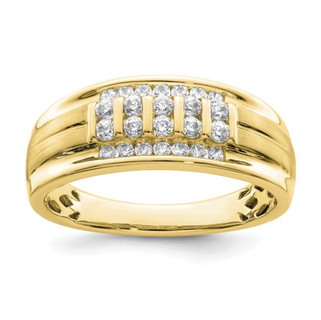 10K GOLD - LAB DIAMOND RING