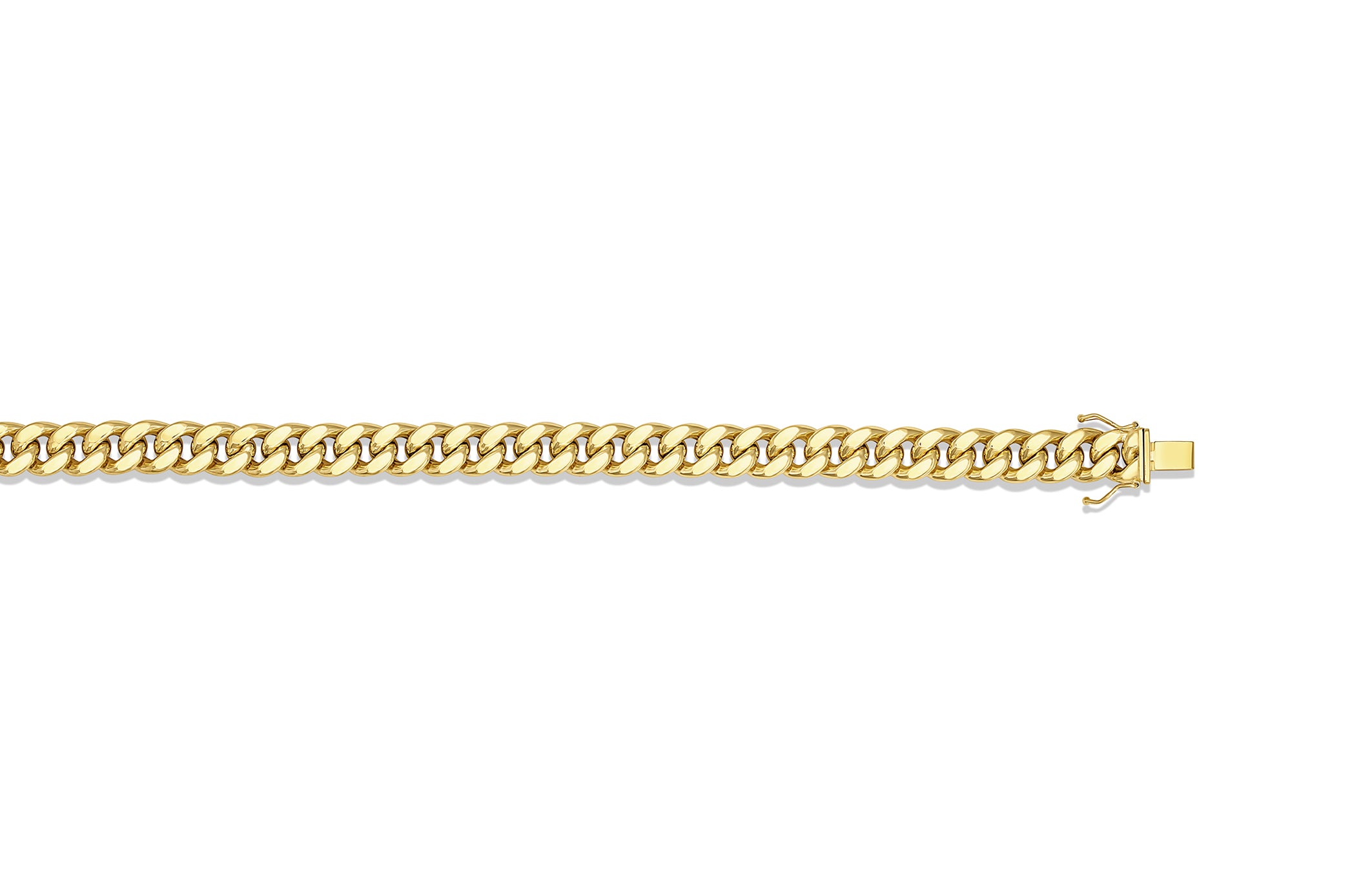 10K SEMI-SOLID GOLD - MIAMI CUBAN LINK CHAIN 9.5MM
