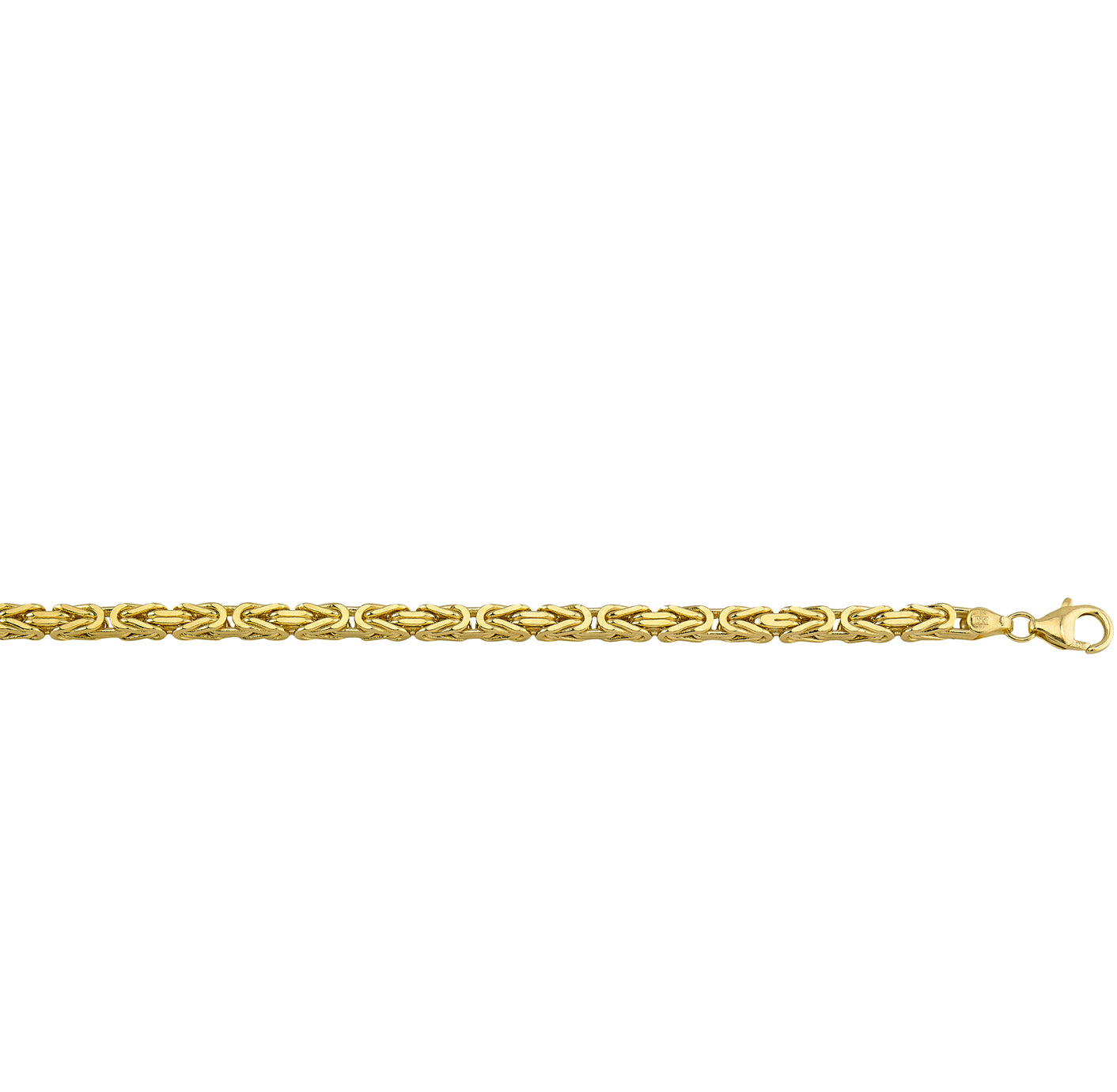 14K GOLD - BYZANTINE CHAIN 6MM.