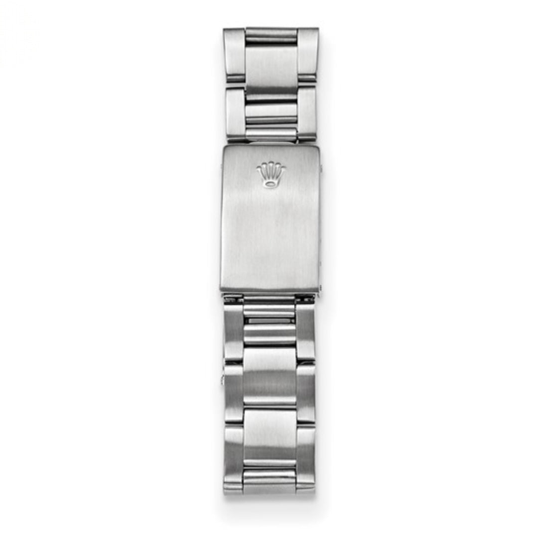 CERTIFIED PRE-OWNED ROLEX - SILVER DIAMOND DIAL & 18K FLUTED BEZEL WATCH