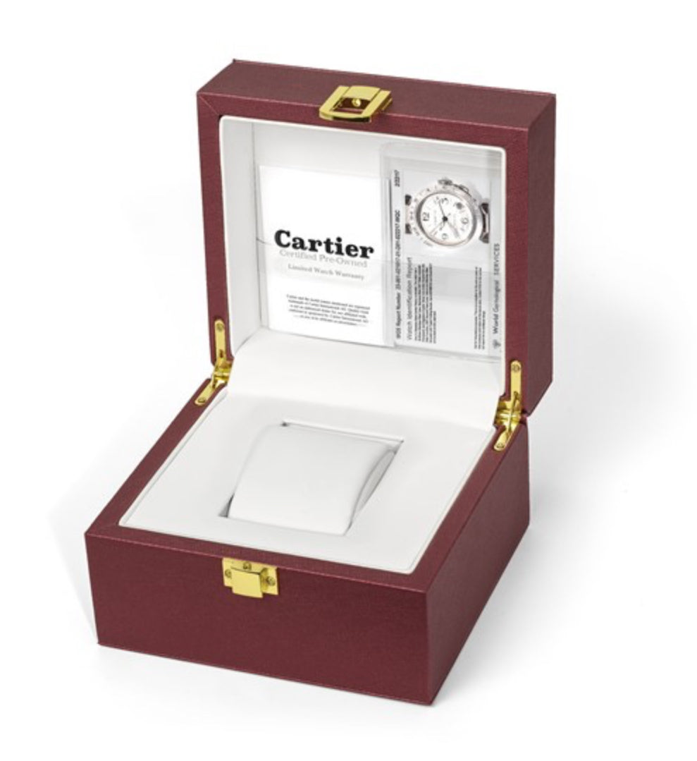 CERTIFIED PRE-OWNED CARTIER - STAINLESS STEEL MEN’S PASHA C AUTOMATIC GMT WATCH
