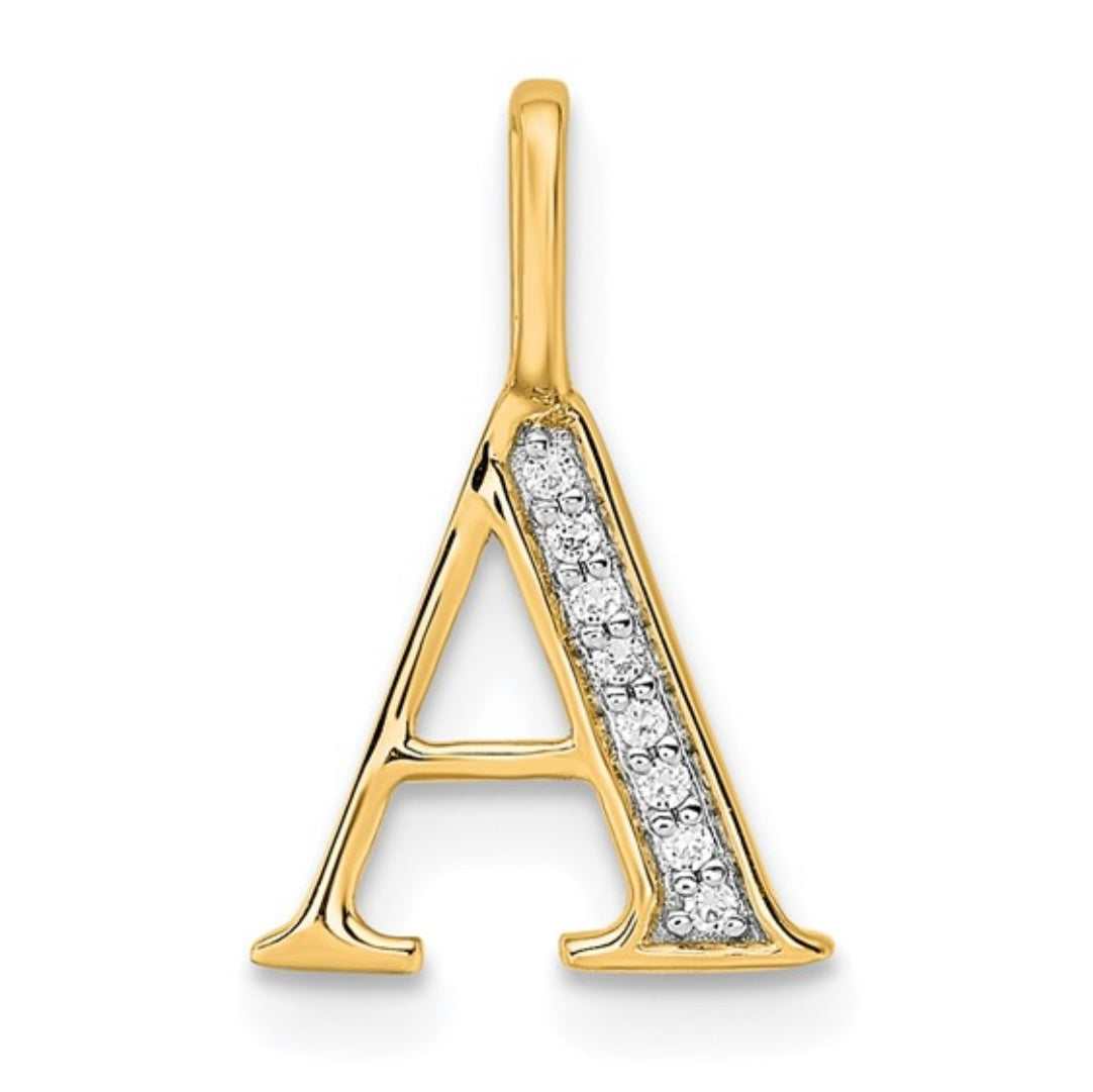 10K GOLD PERSONALIZED FONT - INITIALS PENDANT