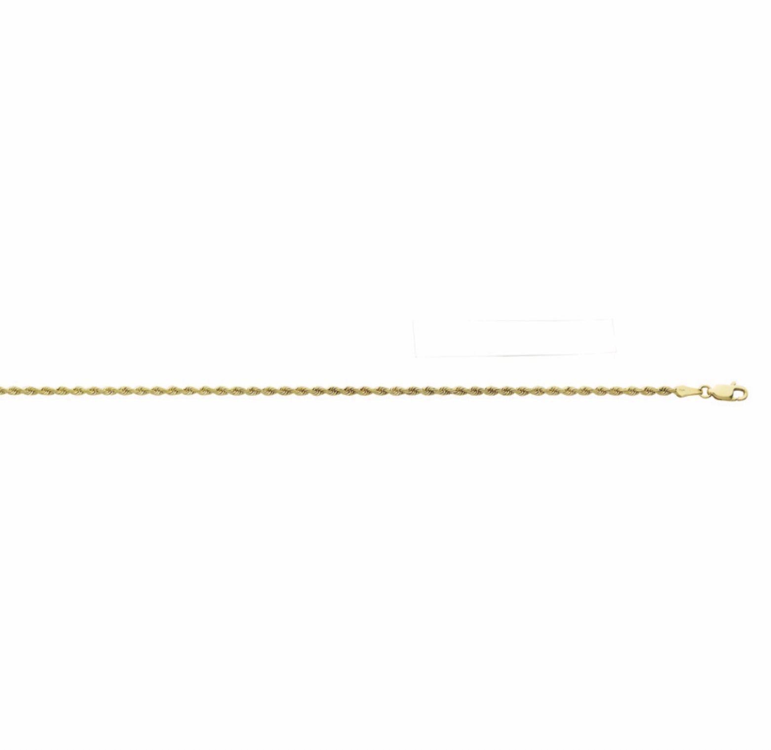 14K GOLD - ROPE CHAIN 2.5MM.