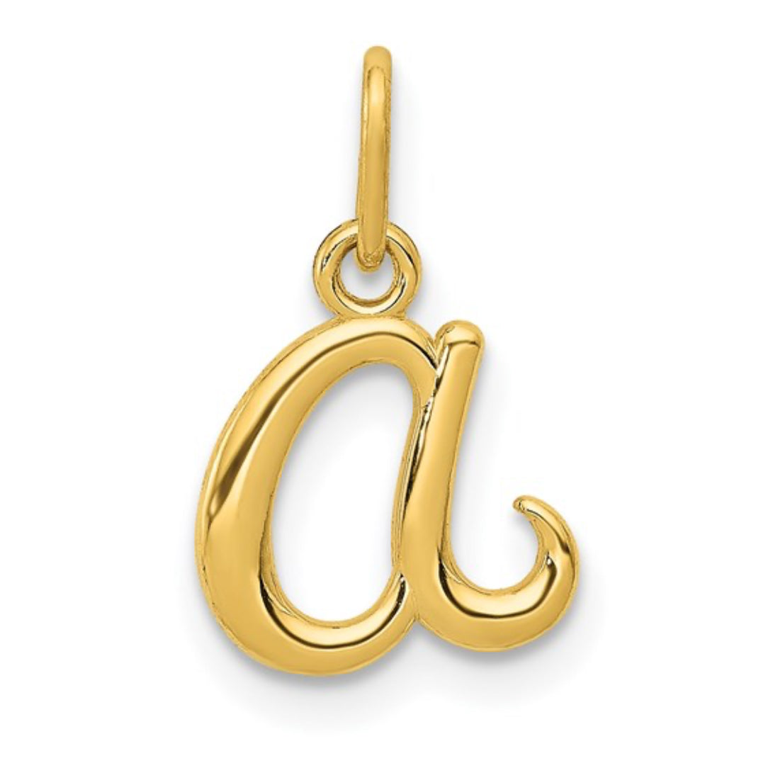 10K GOLD PERSONALIZED FONT - INITIALS PENDANT
